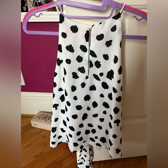 Buddy Love White Tank Top with Black Polka Dots - Picture 6 of 6